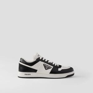Prada Men's Black and White Sneakers